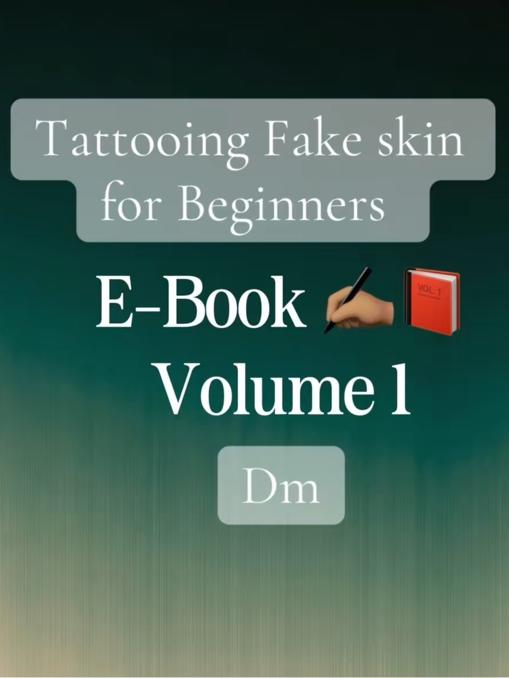 Tattooing Fake Skin for Beginners — Volume 1 (Green Gradient)